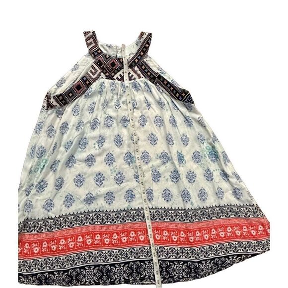 Umgee USA Swing Tank Tunic Brocade Neck And Straps Women's small - Picture 9 of 10